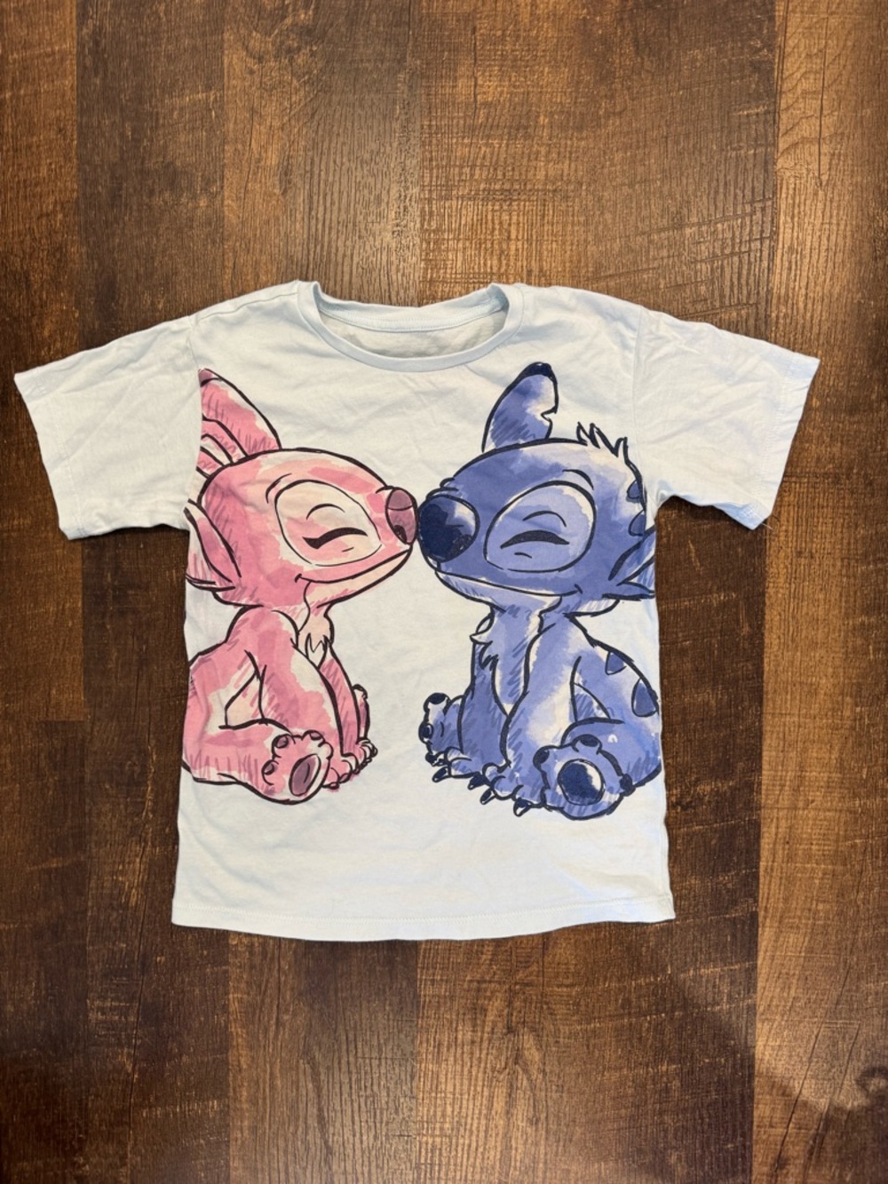 Kids' Cartoon 6 piece Graphic Tee bundle - Pastel Pink, Blue, Green & White - Picture 5 of 8